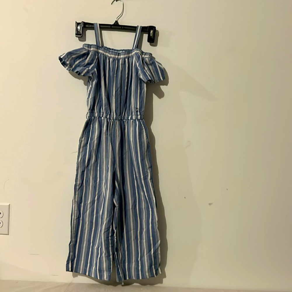 COPY - Bebe kids blue striped romper
